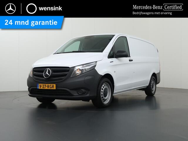 Mercedes-Benz VITO eVito 112 | L2 | 60 kWh | AIRCO | CRUISE CONTROL | NAVIGATIE | ACHTERUITRIJCAMERA | KUNST LEDEREN BEKLEDING | MULTIFUNCTIONEEL STUURWIEL | ELEKTRISCH VERSTELBARE BUITENSPIEGELS | CERTIFIED