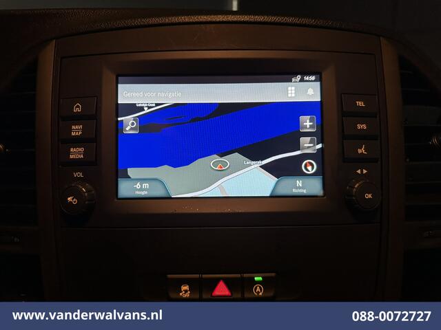Mercedes-Benz VITO 116 CDI 164pk L3H1 Euro6 Airco | Camera | Navigatie | Apple Carplay | Cruisecontrol Android Auto, Parkeersensoren, Bijrijdersbank