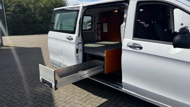 Mercedes-Benz VITO 114 CDI 100KW 136PK AUTOMAAT EURO 6 AIRCO/ OMVORMER/ STANDKACHEL/ BEDRIJFSWAGENINRICHTING/ 100% DEALERONDERHOUDEN