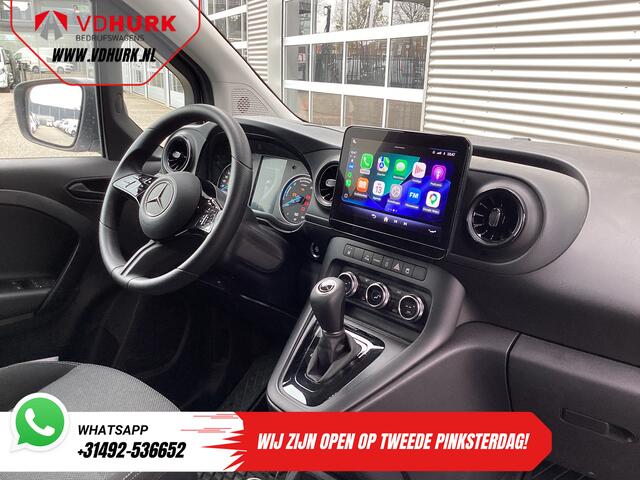 Mercedes-Benz eCitan 112 51 kWh 280 km WLTP Facelift/ 3Pers/ Snellader/ Standkachel/ Stoelverw./ Carplay/ Navi/ Camera/ Climate/ Cruise/ Trekhaak