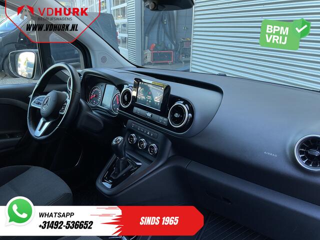 Mercedes-Benz eCitan 112 Pro L2 51 kWh 280 WLTP LED/ Snellader/ 3pers./ Stoelverw./ Stuurverw./ Carplay/ Navi/ Camera/ Climate/ Cruise