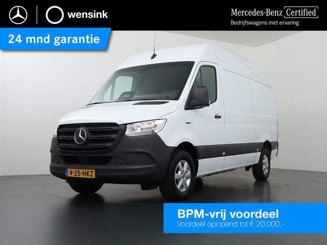 Mercedes-Benz eSprinter 314 | 81 Kwh | L2 H2 | RWD | PRO | 312 KM RANGE | Apple Carplay/Android Auto | Betimmering laadruimte | 3 zits | Trekhaak | Stoelverwarming | Achteruitrijcamera | Certified