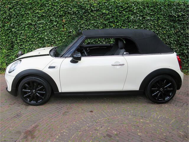 Mini COOPER Cabrio 1.5 Chili F57 automaat van 1ste eig, LED, Clima, Stoelverw. en 17"