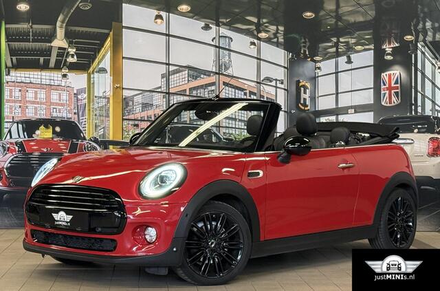 Mini COOPER CABRIO 136 pk CARPLAY NAVI LEDER UNION JACK FACELIFT