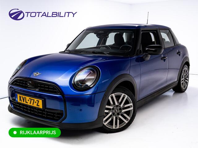 Mini COOPER 5-Deurs 1.5 C Black 5 drs. | Stoel- & Stuurverw. | Leer | Cruise | Camera | Navigatie | App. connect | 17"LMV | All season banden, Draadloze tel. lader, Led, DAB