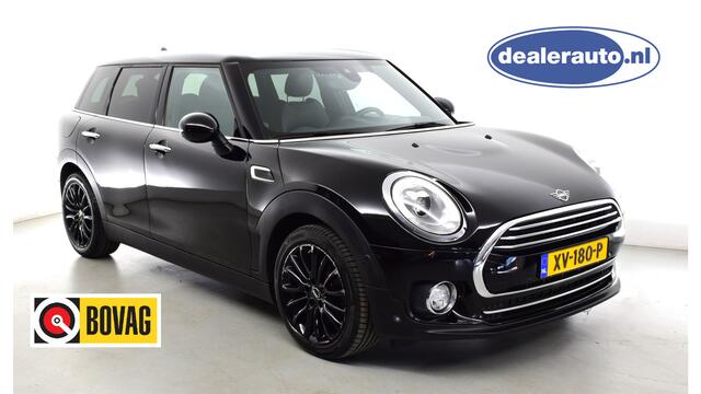 Mini COOPER CLUBMAN Mini 1.5 Business Edition: optie Apple carplay, stoelverw, leder bekleding, TRC, navy, botswaarsch, personen waarsch, HUD, verkeersbord herk, keyless entry, privacyglas Harman Cardon alarm certyf
