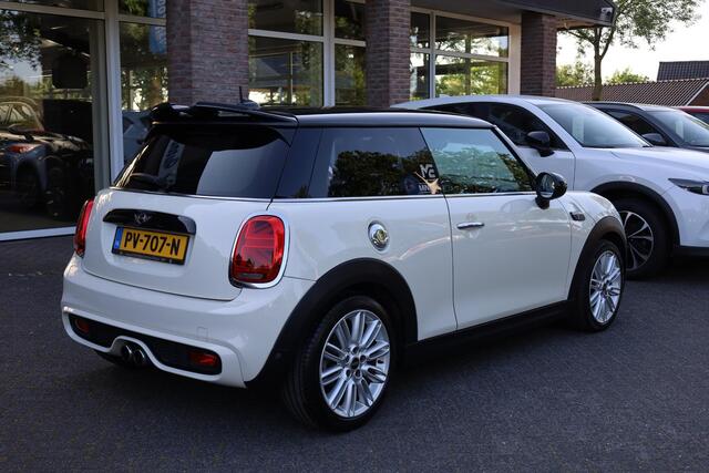 Mini COOPER S 3-Deurs 2.0 Chili LEER SFEERVERLICHTING RUIT+STOELVERWARMING UNION-JACK STUURFLIPPERS CRUISE PDC CLIMA 17"LMV DUO-TONE