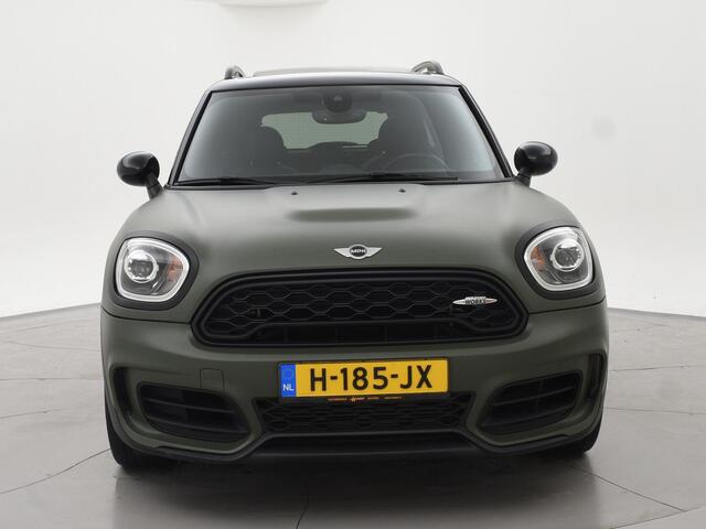 Mini COUNTRYMAN Mini JCW 2.0 JOHN COOPER WORKS 231 PK ALL4 AUT. MAT GROEN + PANORAMA | CAMERA | HEAD-UP | HK | LEDER | STOELVERW.