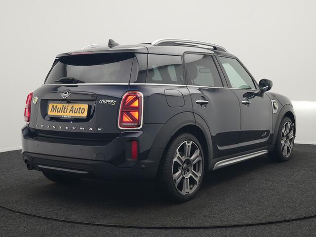 Mini COUNTRYMAN 1.5 Cooper S E ALL4 MINI Yours Plug In Hybrid 220pk Dealer O.H PHEV | Panodak | Adaptive Cruise | Head Up | Lederen Sportstoelen Verwarmd | 19"L.M | Camera | Sfeerverlichting | Keyless | Apple Carplay |