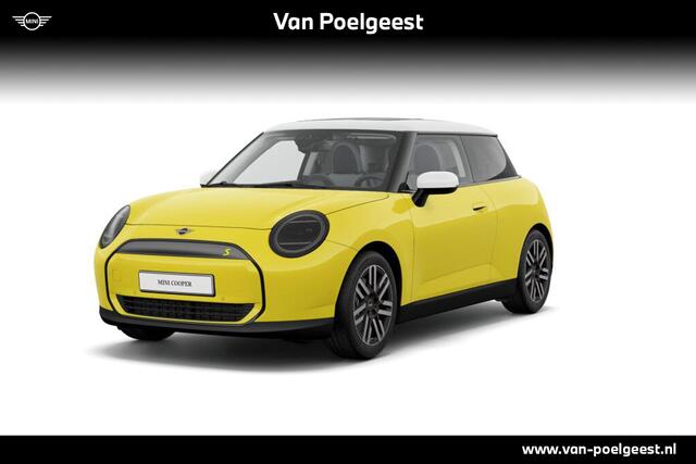 Mini Electric Cooper 3-deurs Cooper SE Classic 54.2 kWh | Pakket M | Dak en spiegelkappen in wit