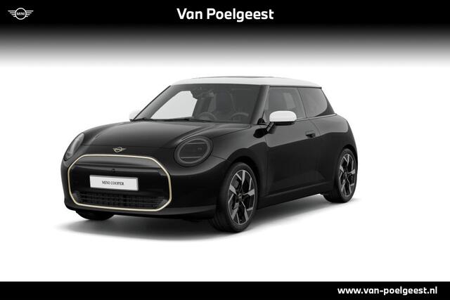 Mini Electric Cooper 3-deurs Cooper E Favoured L 40.7 kWh | Pakket L | Dak en spiegelkappen in wit