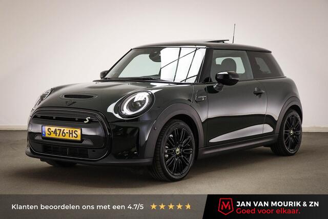 Mini Electric Mini Resolute Edition 33 kWh SOH 96% | REBEL GREEN | PANORAMADAK | MINI YOURS LEDEREN INTERIEUR | STUURVERWARMING | DAB | APPLE | CAMERA