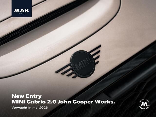 Mini John Cooper Works Cabrio 2.0 H/K, HUD, ACC, LED, 17", sport-stl., keyless, dealeroh.