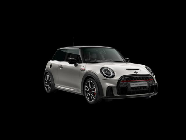 Mini John Cooper Works 3-Deurs 2.0 F1 Aut. | Navi | Panorama | Lounge Leder | H&K | Head-Up | Camera | 18"LM | Melting Silver