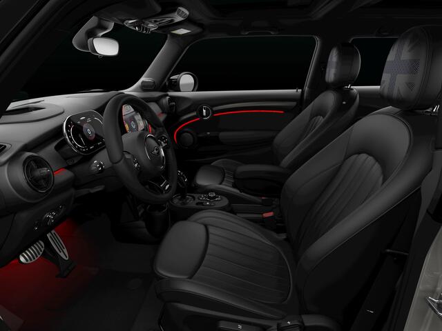 Mini John Cooper Works 3-Deurs 2.0 F1 Aut. | Navi | Panorama | Lounge Leder | H&K | Head-Up | Camera | 18"LM | Melting Silver