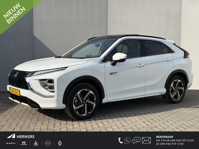Mitsubishi ECLIPSE Cross 2.4 PHEV Instyle / Fabrieksgarantie tot 05-2030 / Dealer Onderhouden / Schuif Kantel Dak / Camera / Navigatie / Adaptieve Cruise / ApplecarPlay & Android Auto / Lederen Bekleding / Stoel Verwarming / Elektr. Stoelen / Stoel Verwarming /