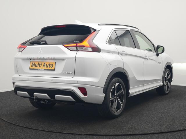 Mitsubishi ECLIPSE Cross 2.4 Intense+ Plug In Hybrid 188pk Dealer O.H. PHEV | Trekhaak Afn. | 360 Camera | Adaptive Cruise | Lederen Sportstoelen & Stuur Verwarmd | Navigatie Via TomTom | Apple Carplay | Keyless | Blis | DAB |