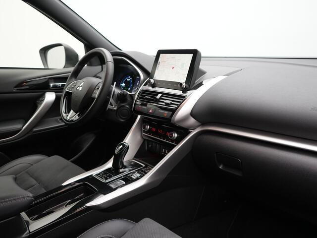 Mitsubishi ECLIPSE Cross 2.4 Intense+ Plug In Hybrid 188pk Dealer O.H. PHEV | Trekhaak Afn. | 360 Camera | Adaptive Cruise | Lederen Sportstoelen & Stuur Verwarmd | Navigatie Via TomTom | Apple Carplay | Keyless | Blis | DAB |