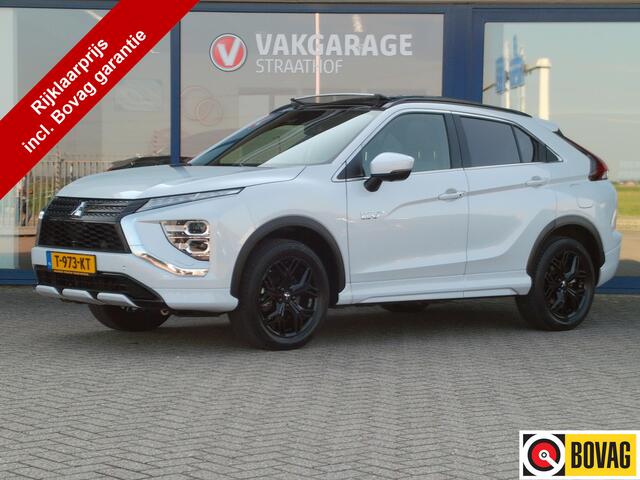 Mitsubishi ECLIPSE Cross 2.4 PHEV Instyle, Carplay + Android auto / Leder / Schuifdak / Camera 360 + Sensoren / HUD / 18'' LMV