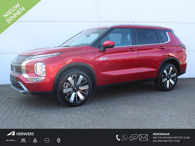 Mitsubishi OUTLANDER 2.4 PHEV First Edition / Nieuw Model 2025 / ¤1000,- Early Buyer Bonus / Elektrische Range 86 KM WLTP / 1600KG Trekgewicht / 8 Jaar Fabrieksgarantie
