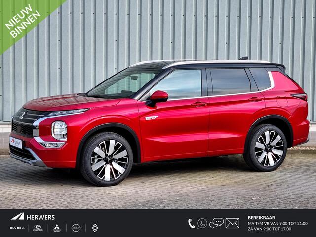 Mitsubishi OUTLANDER 2.4 PHEV Instyle+ / Nieuw Model 2025 / ¤1000,- Early Buyer Bonus / Elektrische Range 86KM WLTP / 1600KG Trekgewicht / 8 Jaar Fabrieksgarantie