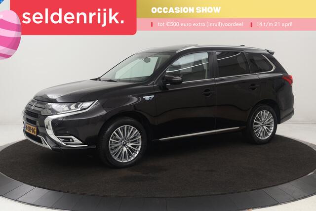 Mitsubishi OUTLANDER 2.4 PHEV Intense+ | Schuifdak | Trekhaak | Stoelverwarming | Carplay | Camera | Full LED | Stuurverwarming | Keyless | Dodehoek detectie | Half leder