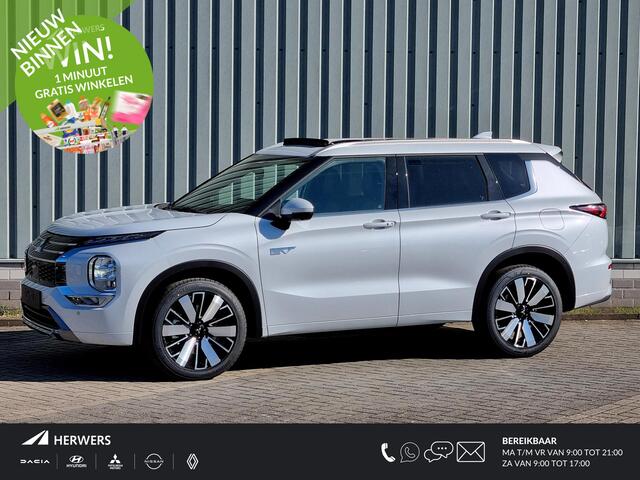 Mitsubishi OUTLANDER 2.4 PHEV Instyle / ¤2000,- Introductievoordeel / Nieuw Model 2025 / Elektrische Range 86 KM WLTP / 1600KG Trekgewicht / 8 Jaar Fabrieksgarantie