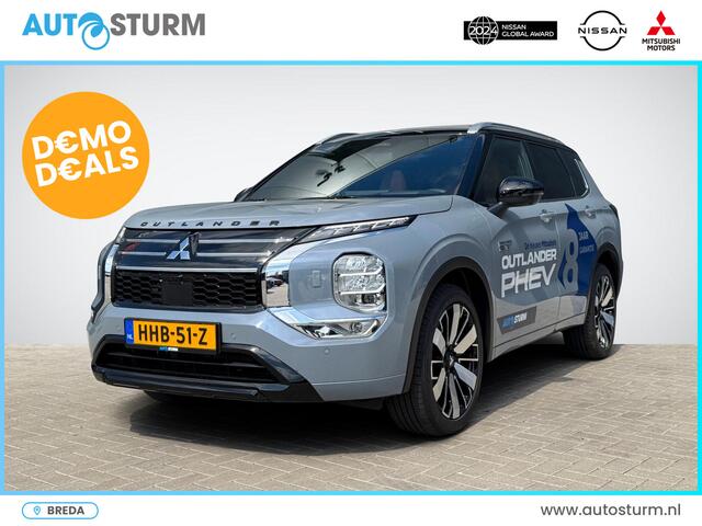 Mitsubishi OUTLANDER 2.4 PHEV Instyle+ | Panoramadak | Nappa Leder | Premium Audio | Stoelventilatie + -Verwarming | Head-Up Display | Geheugenstoel | Rijklaarprijs!