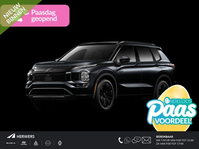 Mitsubishi OUTLANDER 2.4 PHEV Black Edition MY26 / ¤ 4.000,- Voordeel Op Nieuwprijs / Prijs is Rijklaar / Elektrische Range 86 KM WLTP / 1600KG Trekgewicht / 8 Jaar Fabrieksgarantie /