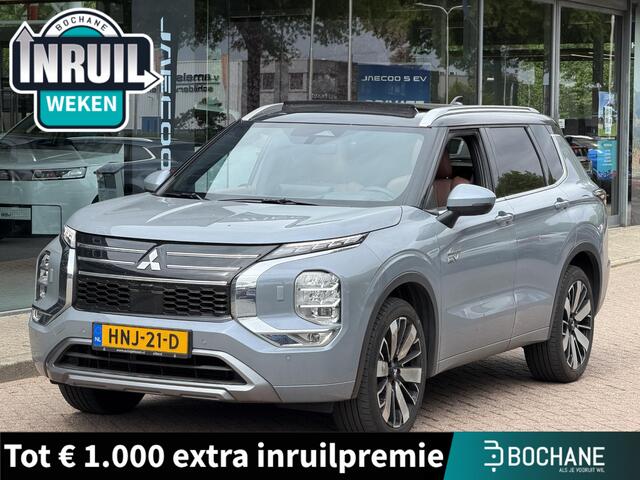 Mitsubishi OUTLANDER 2.4 PHEV Instyle+ | Leder | Panoramadak | Yamaha Premium | Adaptieve Cruise Control | Massagestoelen | FABRIEKSGARANTIE TOT 05-2033!
