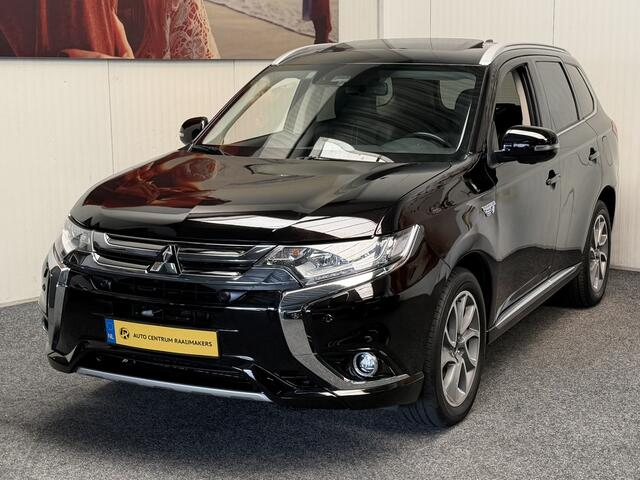 Mitsubishi OUTLANDER 2.0 PHEV Prestige 4WD NAVIGATIE LEDER ADAPTIVE CRUISE CONTROL PANORAMA SCHUIF/KANTELDAK KEYLESS GO RIJSTROOKSENSOREN DODEHOEKSENSOREN RONDOMZICHT CAMRERA ZEER MOOI !!