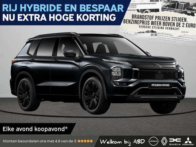 Mitsubishi OUTLANDER Black Edition 2.4 Plug-in Hybride | Achteruitrijcamera | Adaptive Cruise Control (ACC) | Automatic High Beam (AHB)