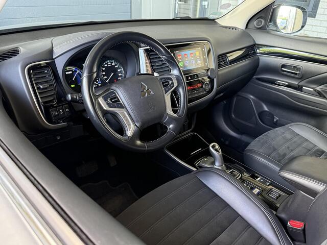 Mitsubishi OUTLANDER 2.4 PHEV Intense | Volledig onderh. | Carplay | Half Leder/Stof | All-in rijklaarprijs