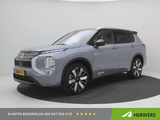 Mitsubishi OUTLANDER 2.4 PHEV Instyle+ / 1600KG Trekgewicht / Glazen schuif-kanteldak / Style Pack Black / Lederen bekleding / Adaptieve Cruise Control / Massage voorstoelen / HUD Display / Full Option /