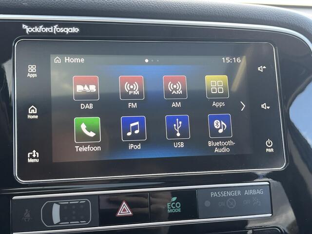 Mitsubishi OUTLANDER 2.4 PHEV Intense+ 100% dealer onderhouden/ 8 jaar garantie / 4wd Drive / Schuif-Kantel Dak / Navigatie Dmv Apple Carplay&Android Auto / Stoel-Stuur Verwarming / Achteruitrij Camera / Elektr. Achterklep / Keyless Entry&Start /