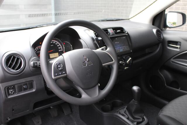 Mitsubishi SPACE STAR 1.2 Active Airco, Apple carplay/Android auto, Audio/DAB, Elek.verst.buitenspiegels en ramen voor, Private Lease ¤ 290,-