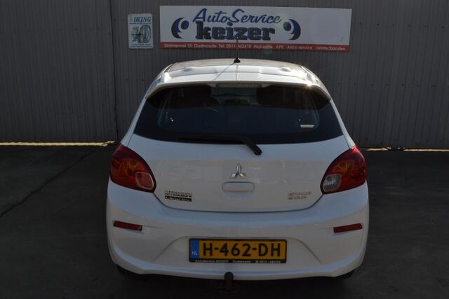Mitsubishi SPACE STAR 1.0 Cool+ Airco /Elek. pakket /C.V. afstand /Radio /AUX&USB /Isofix/Dakspoiler /Getint glas.