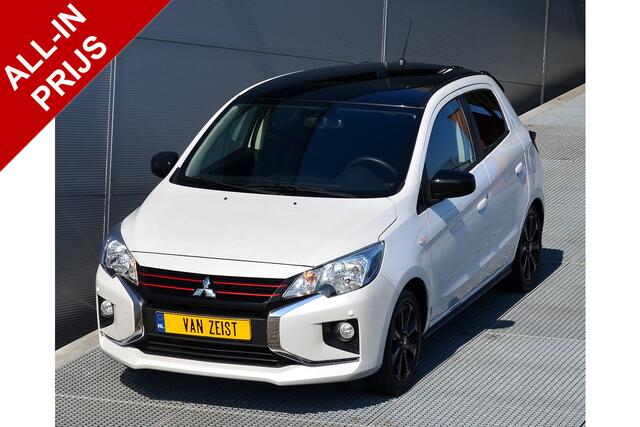 Mitsubishi SPACE STAR 1.2 CVT BLACK EDITION CLEARTEC | HOGE ZIT | AUTOMAAT | NAVIGATIE | 15'' LICHTMETAAL | FABRIEKSGARANTIE TOT 06-2029* | ALL IN RIJKLAARPRIJS