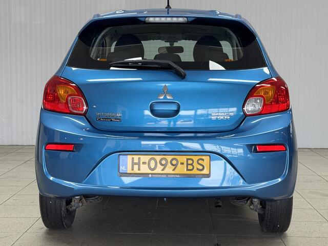 Mitsubishi SPACE STAR 1.0 Cool+ /Dakspoiler /Dagrijverlichting /Airco /Elek. pakket /C.V. afstand /Radio /AUX & USB /Isofix /Bumpers in kleur.