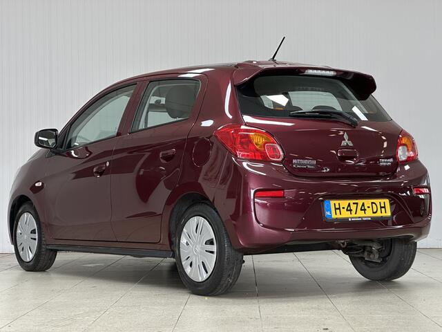 Mitsubishi SPACE STAR 1.0 Cool+/ Airco/ C.V. Afstand/ Elek. pakket/ Isofix/ Radio-CD AUX & USB/ Getint glas/ Dagrijverl./ Dakspoiler/ Metallic lak.