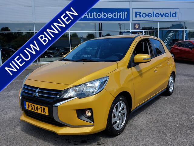 Mitsubishi SPACE STAR 1.2 80pk Nova 5-Deurs | 1ste Eigenaar | Navi | Apple Carplay+Android Auto | Clima | Cruise | Licht+Regensensor | Keyless Entry | Stoelverwarming | Pdc | Privacy Glass | 14''lm