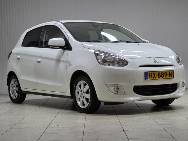 Mitsubishi SPACE STAR 1.0 Bright/ 14'' LMV/ Clima/ Extra getint glas/ Elek. pakket/ Isofix/ Radio-CD AUX/ LEDER. Stuurw./ Dakspoiler/ Dagrijverl.
