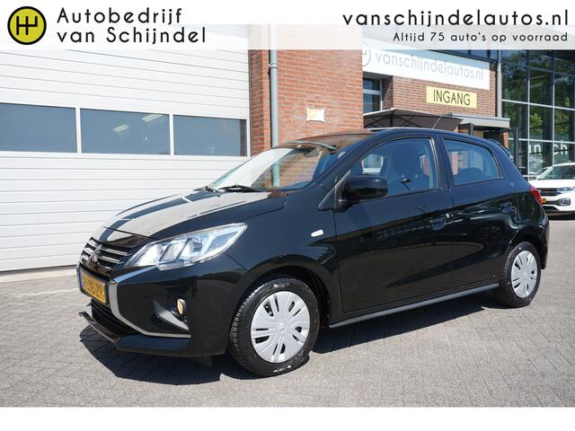 Mitsubishi SPACE STAR 1.2 CONNECT+ 5 DEURS ORIGINEEL NEDERLANDS ANDROID/APPLECARPLAY(NAVI) AIRCO BLUETOOTH 4X PERF ALL SEASON BANDEN ELECTR.RAMEN/SPIEGELS