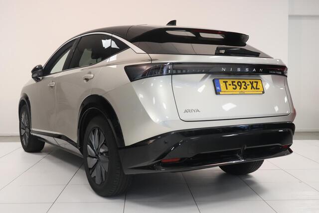 Nissan Ariya Advance 66 kWh | Warmtepomp | 22 KWH lader | 360° Camera | elektr. achterklep | Stuur & stoel verwarming |