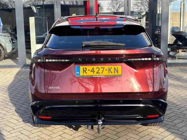 Nissan Ariya Evolve 87 kWh | | 360° RONDOMZICHT CAMERA | HEAD-UP DISPLAY | BOSE AUDIO | STOELVERWARMING | SCHUIFDAK | TREKHAAK |