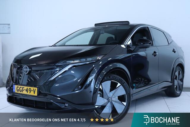 Nissan Ariya Evolve 91 kWh Demo | SOH 98% | TREKHAAK | 20 INCH VELGEN | NAPPA LEDER | Full options | Resterende fabrieksgarantie