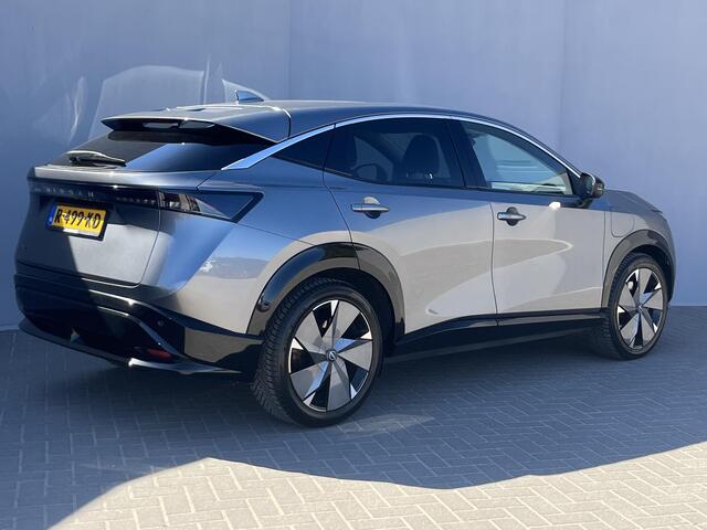 Nissan Ariya Advance 66 kWh Dealer Onderhouden / 22KW Lader (3-fase) / All Season Banden / 360* Camera / Navigatie / Apple Carplay&Android Auto / Cruise Control Adaptief / Stoel-,Stuur Verwarming / Elektrische Achterklep /