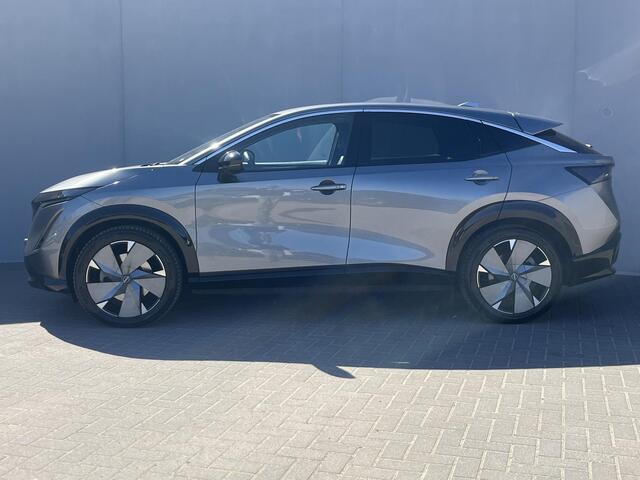 Nissan Ariya Advance 66 kWh Dealer Onderhouden / 22KW Lader (3-fase) / All Season Banden / 360* Camera / Navigatie / Apple Carplay&Android Auto / Cruise Control Adaptief / Stoel-,Stuur Verwarming / Elektrische Achterklep /
