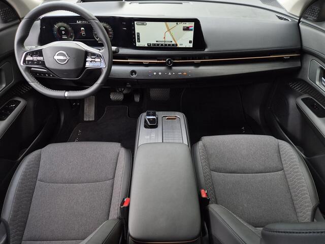 Nissan Ariya Advance 91 kWh / SOH 100% / Fabrieksgarantie tot 04-2028 / All season banden / CCS snelladen / Head Up Display / Elektrische achterklep / Warmtepomp / Stuur- Stoel & Voorruit verwarming / Rondomzicht camera / Adaptief cruise control / Bose Audio Systeem /