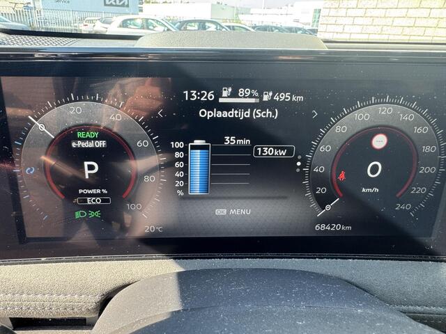 Nissan Ariya Evolve 91 kWh | Stoelverwarming + Ventilatie | BOSE-Audio | Schuif-/kanteldak | 360° Camera | Trekhaak | Stuurverwarming |